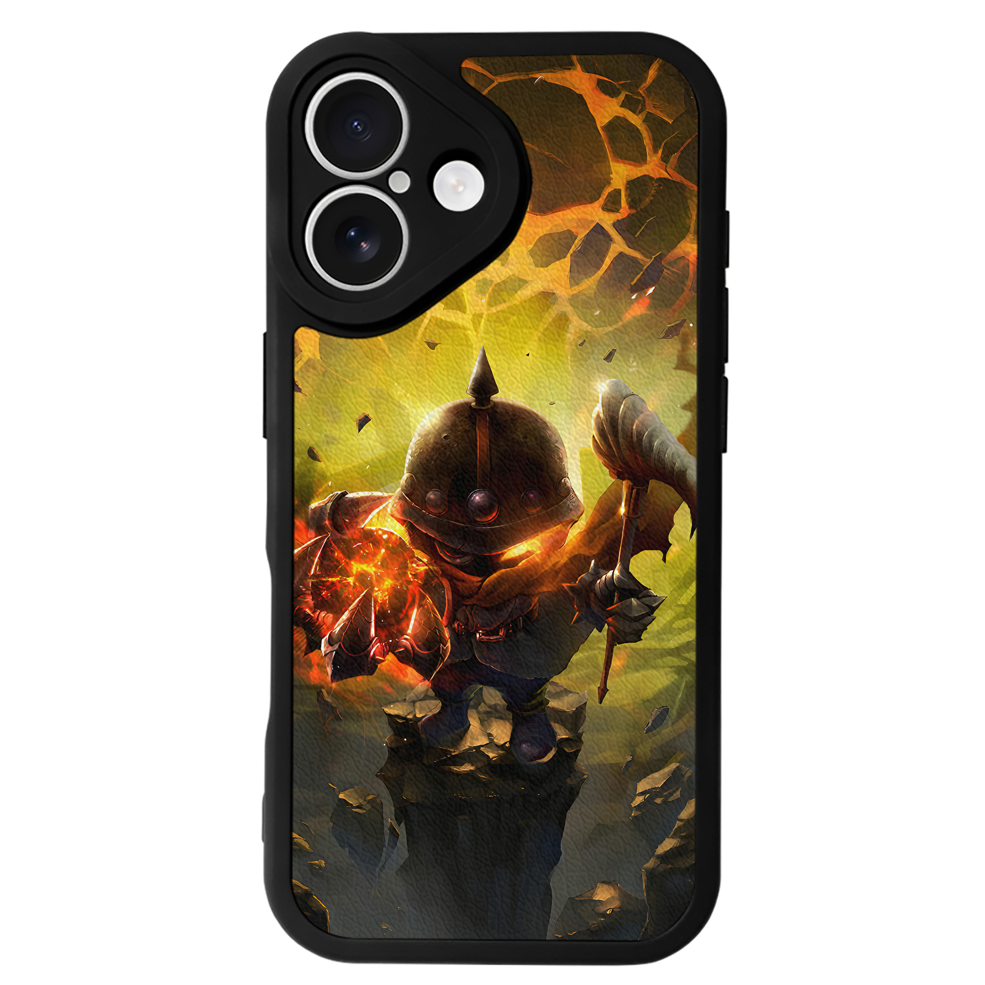 （画像用） リーグ・オブ・レジェンド League of Legends LOL 【iPhone 16シリーズ対応】シリコンスマホケース（レザー調） 材質：シリコン